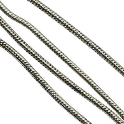Sterling Round Snake Chain Necklace