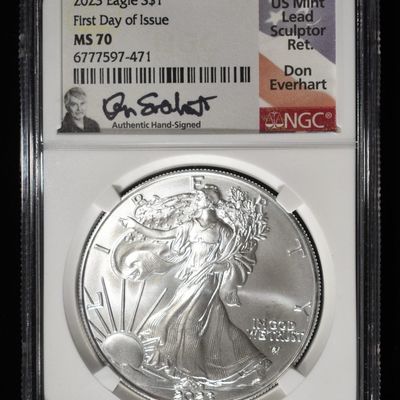 2023 AMERICAN SILVER EAGLE NGC MS70