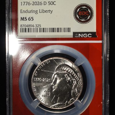 1776-2026-D ENDURING LIBERTY 50C NGC MS-65