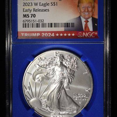 2023-W AMERICAN SILVER EAGLE NGC MS70 BURNISHED