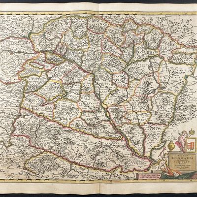 De Wit - Map of the Hungary