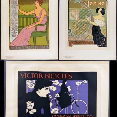 Maitres Affiches - 5 Poster Lithographs
