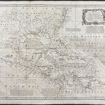 Harris - Map of the West Indies or Caribbean