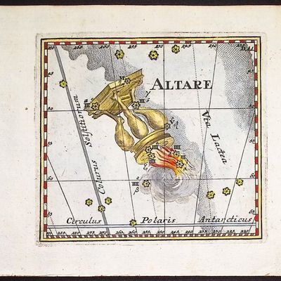 Thomas - Constellation or Celestial Chart of Altare (Altar)