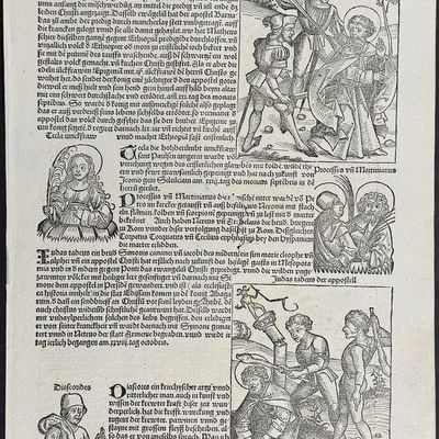 Schedel, pub. 1493 - Martyrdom of the Apostles