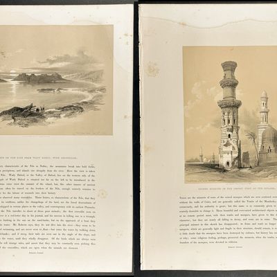 David Roberts - 50 Lithographs from Holy Land, Syria, Idumea, Arabia, Egypt, & Nubia