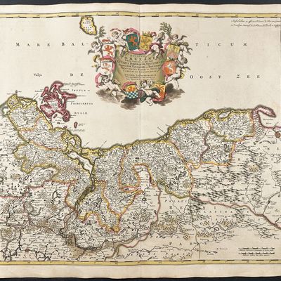 De Wit - Map of Pomerania, Poland