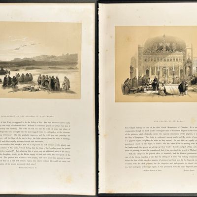 David Roberts - 50 Lithographs from Holy Land, Syria, Idumea, Arabia, Egypt, & Nubia