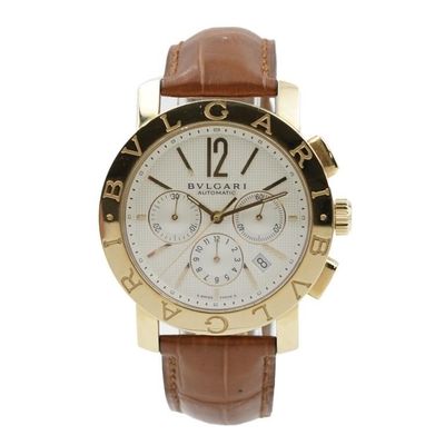 Bvlgari 18K Yellow Gold BB42 GL 42mm, Box & Bookle
