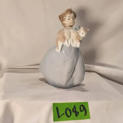 Retired My Chubby Kitty Lladró Figurine 