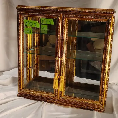 Guilded Curio Cabinet 