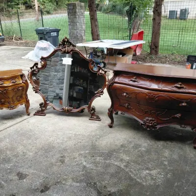 Three-piece French Provincial Bedroom Set