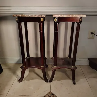 Two MarbleTop Stands