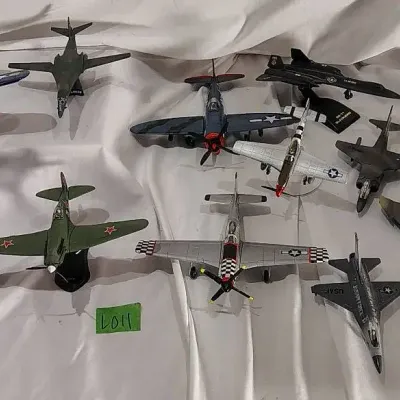 Vintage Military Aircraft Models