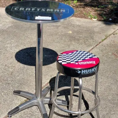 Craftsman Pub Table And Husky Bar Stool