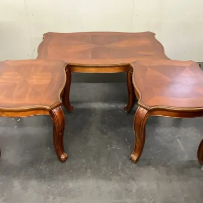 Coffee Table and Matching Pair of End Tables 