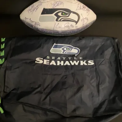 Seattle Seahawks Autographed Football