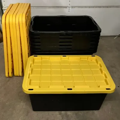 8 - 27 Gallon Storage Totes #4