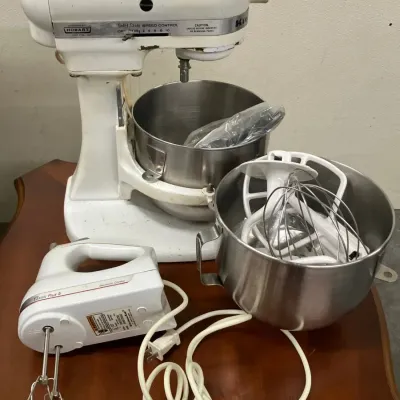 KitchenAid Model K5-SS Stand Mixer and KitchenAid Hand Mixer
