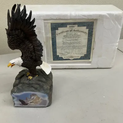The Bradford Exchange "Canyon Guardian" Eagle Sculpture
