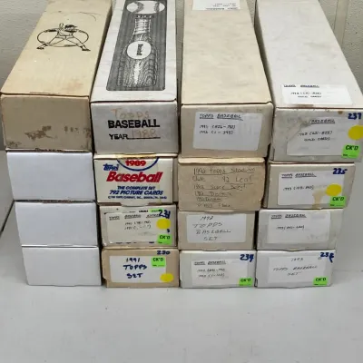 16 Boxes of Baseball Cards