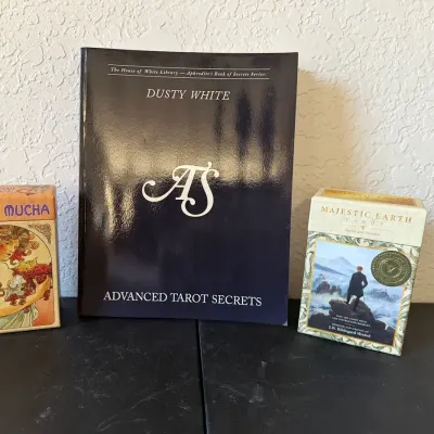 Advanced Tarot Secrets Book, Earth Tarot Cards By Hinkel 