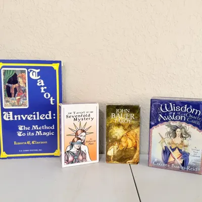 Tarot Cards John Bauer, Tarot Of The 7fold Mystery, Tarot Unveiled Book