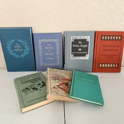 Vintage HB Books Mark Twain Peter Cottontail Old Mother West Wind