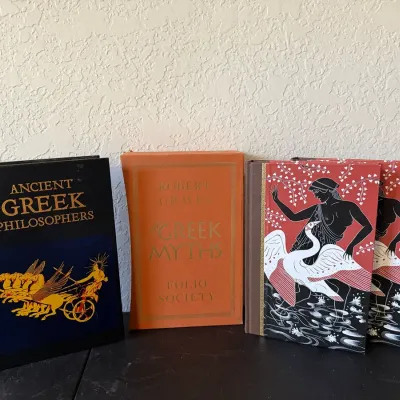 Ancient Greek Philosophers & Greek Myths Books 