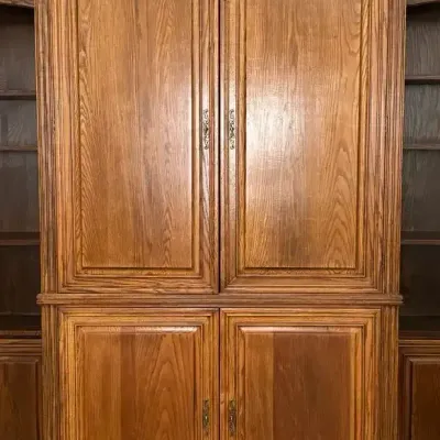 Hand Crafted Wood Armoire