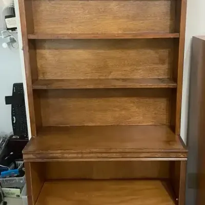 Vintage Wood Bookcase
