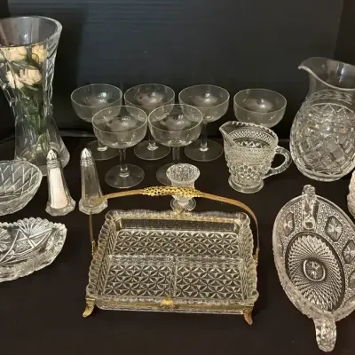 Clear Glassware Entertaining Set