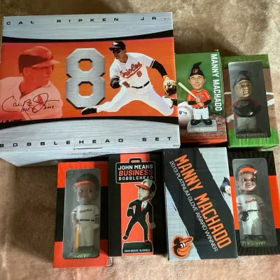 Baltimore Orioles Bobbleheads incl. Cal Ripken Jr.