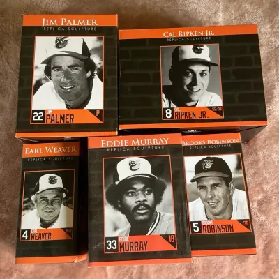 Baltimore Orioles Replica Sculptures incl. Cal Ripken Jr.