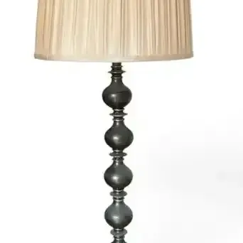 Metal Ball & Disk Table Lamp 38"h