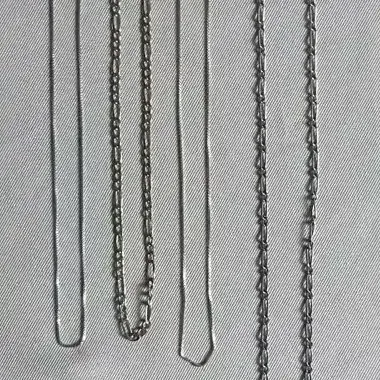 Four Sterling Silver Necklace Chains 