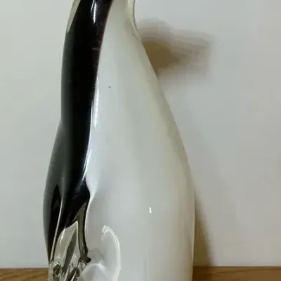 Blown Glass Penguin Vina by Dynasty Gallery