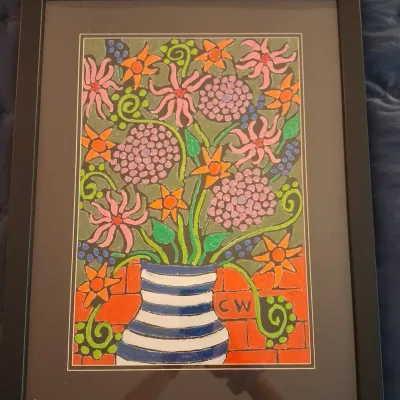 "Purple Mum" By Charla Wilkerson