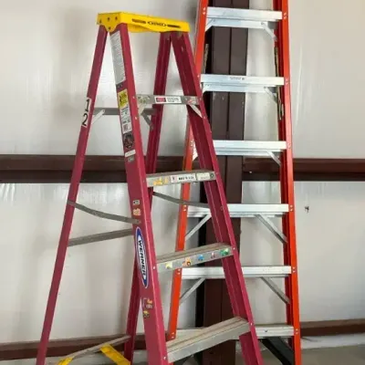 Werner & Louisville Fiberglass Step Ladders