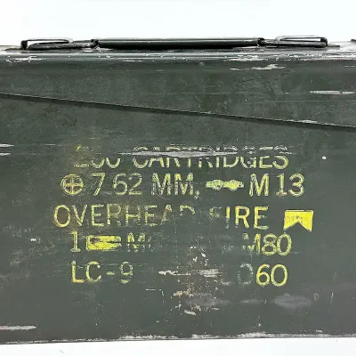 Military Surplus Metal Ammo Can
