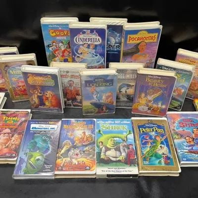 Vintage Disney VHS Tapes In Original Covers