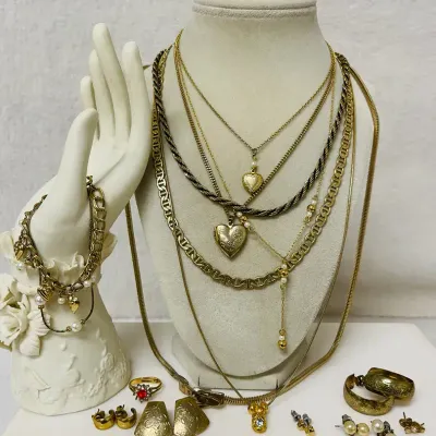 Gold-Tone Fashion Jewelry from “Sarah Coventry” and More