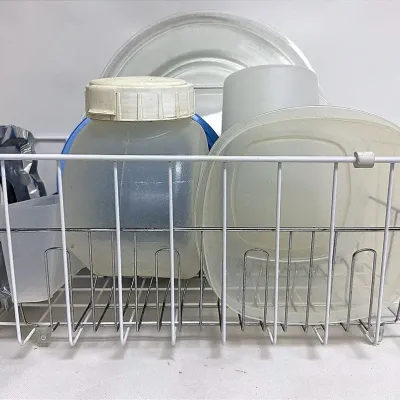 Wire Dish Drying Rack and Plasticware 