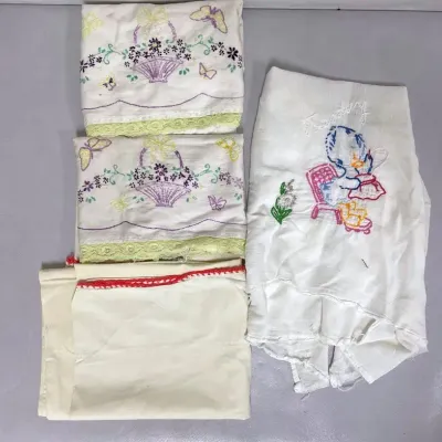 Hand-Made Embroidered Linens