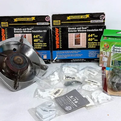 “Stretch and Seal” Window Insulation Kits 