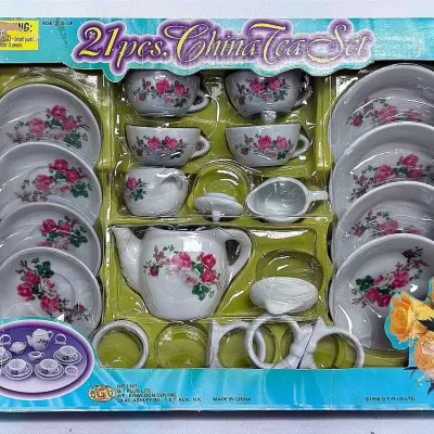 21 Pcs China Tea Set