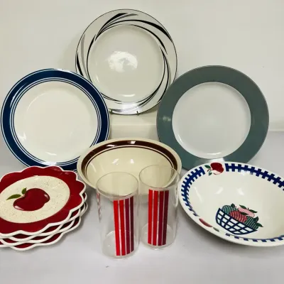 Plates, Bowls, and Cups