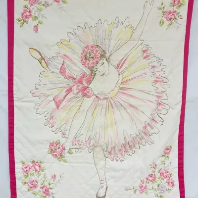 Handmade Ballerina Quilt