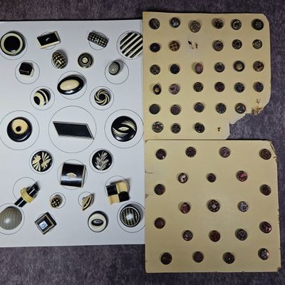 A Collection of Art Deco and Victorian Style Sewing Buttons