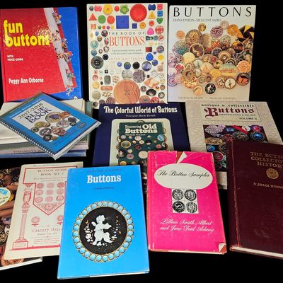 Sale Photo Thumbnail #130: A Collection of Button Identification Guides, Reference Books, and Auction Ephemera